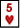 5 de corazones