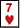 7 de corazones